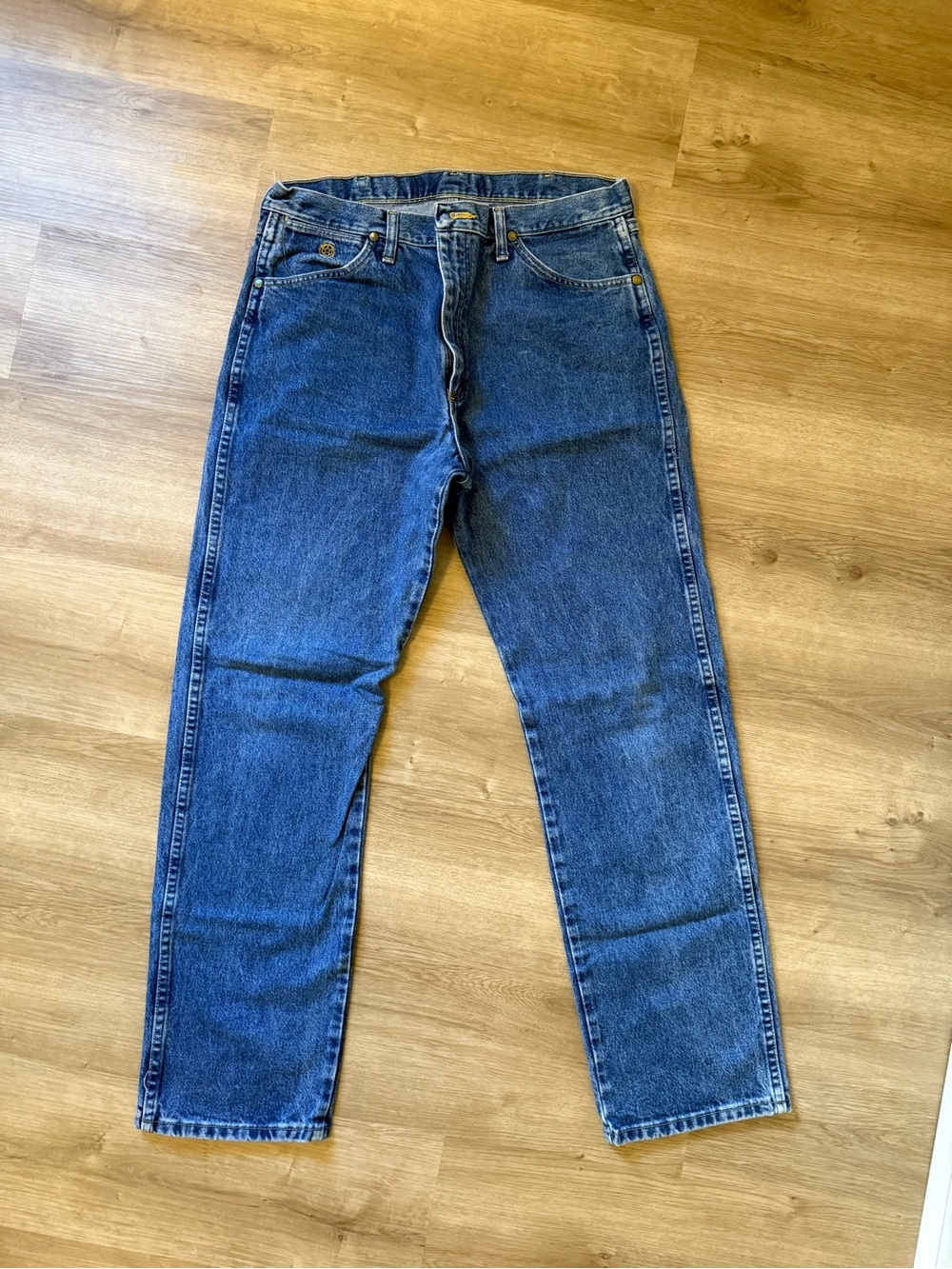 Wrangle George strait Classic Blue Straight-Leg Jeans